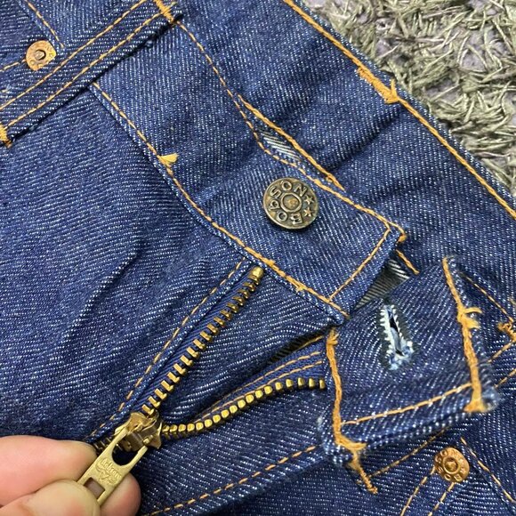 Straight Dark Wash Denim Jeans (Size M) - Picture 4 of 5